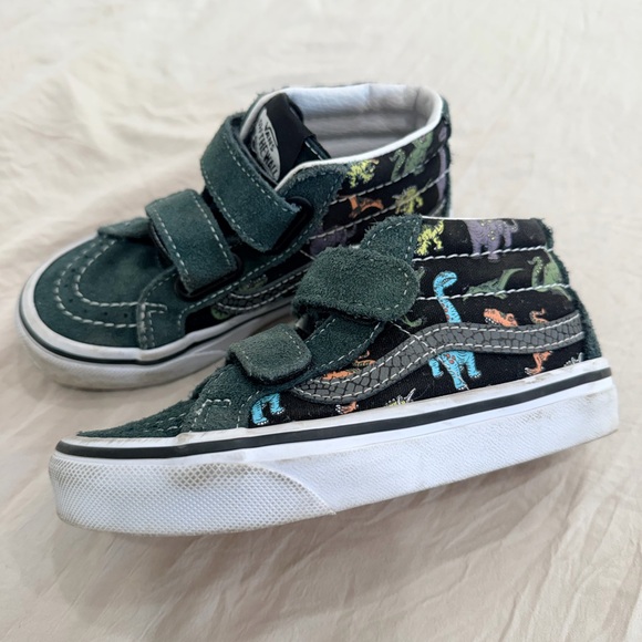 Dinosaur Adventure High-Top Sneakers for Kids - Picture 1 of 6